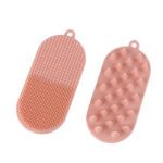 LMZ280 Wholesale 2 in 1 Silicone Scalp Massager Facial Cleansing Brush Face Scrubber