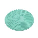 LMZ019 Silicone Makeup Brush Cleaning Pad Brush Cleaner Mat with Sucker