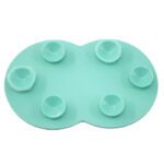 LMZ023 Silicone Makeup Brush Cleaning Pad with Sucker Paint Brush Cleaner Mat