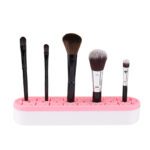 LMZ055 Rectangle Silicone Makeup Brush Holder Cosmetic Brush Holder Organizer