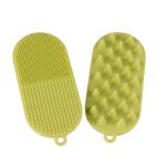 LMZ280 Wholesale 2 in 1 Silicone Scalp Massager Facial Cleansing Brush Face Scrubber