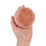 LMZ311 Wholesale Round Body Brushes Silicon Bath Brush Personalized Exfoliating Body Scrub