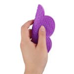 LMZ322 Silicone Makeup Brush Cleaning Pad Beauty Paint Brush Cleaner Mat with Sucker