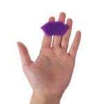 LMZ332 Lip Shape Face Scrub Brush Silicone Cleansing Brush for Face