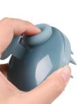 LMZ345 Wholesale Silicone Scalp Massager Hair Massage Brush Shampoo Brush with Dispenser