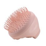 LMZ347 Wholesale Wheat Straw Nylon Bristle Hair Detangling Brush Scalp Stimulator Massager