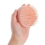 LMZ347 Wholesale Wheat Straw Nylon Bristle Hair Detangling Brush Scalp Stimulator Massager