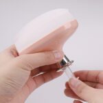 LMZ349 Wholesale Manual Air Pump Silicone Face Scrubber Face Cleaning Brush Face Exfoliator