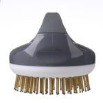 LMZ350 Wholesale Round Nylon Bristle Detangling Hair Brush Scalp Massager