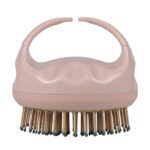 LMZ350 Wholesale Round Nylon Bristle Detangling Hair Brush Scalp Massager