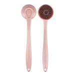 LMZ351 Wholesale Silicone Body Scrubber Shower Bath Brush with Long Handle