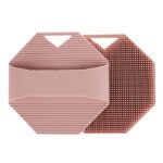LMZ352 Wholesale Octagon Silicone Body Scrubber Exfoliating Scrub Brush