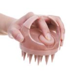LMZ356 Wholesale Silicone Scalp Massager Shampoo Brush with Dispenser Detangling Hair Brush