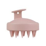 LMZ364 Wholesale Wheat Straw Silicone Scalp Massager Hair Shampoo Brush for All Hair Types