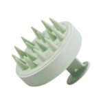 LMZ364 Wholesale Wheat Straw Silicone Scalp Massager Hair Shampoo Brush for All Hair Types