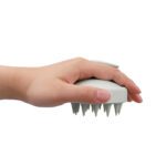 LMZ364 Wholesale Wheat Straw Silicone Scalp Massager Hair Shampoo Brush for All Hair Types