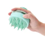 Custom Silicone Scalp Exfoliator Brush Shampoo Applicator Detangling Hair Massager